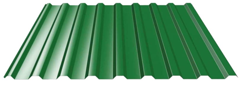 Профнастил ПК-20 RAL 6005 (Зеленый) от 30 см - до 12 м